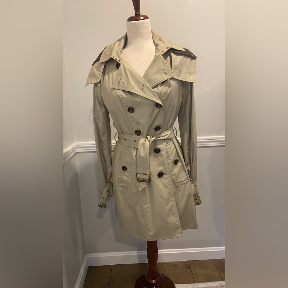 Burberry Tan Trench Coat
